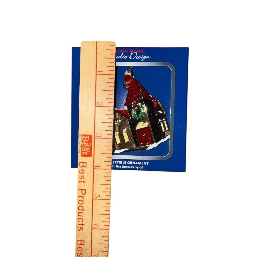 Regent Square Studio‎ Design Church Chapel Hanging Christmas Ornament w/